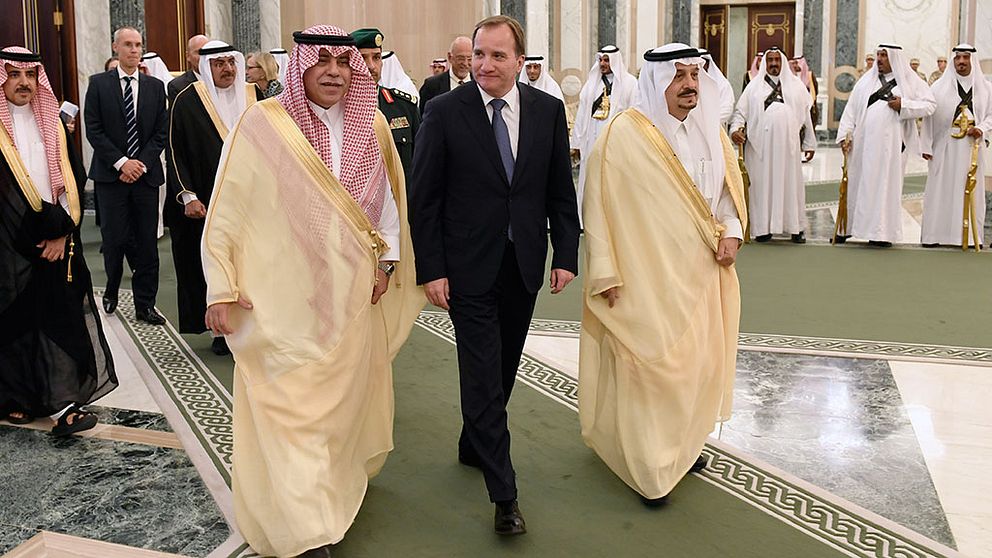 Löfven i Saudiarabien: ”Har varit tydlig”