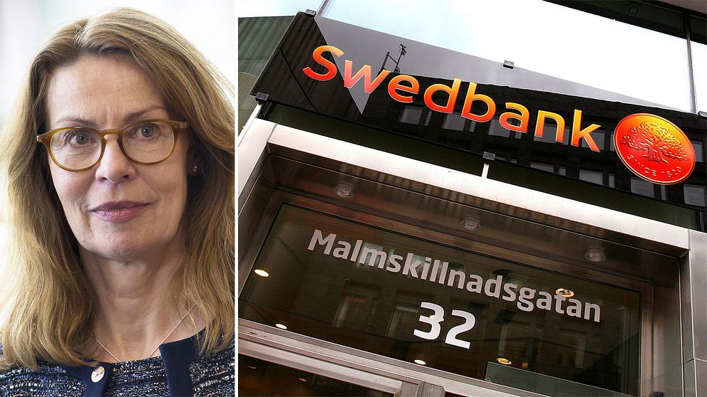 Swedbanks vd och kontoret.