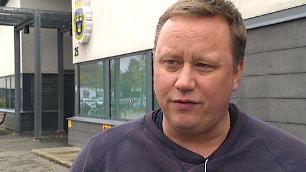Johan Wränghede vid gränspolisen.