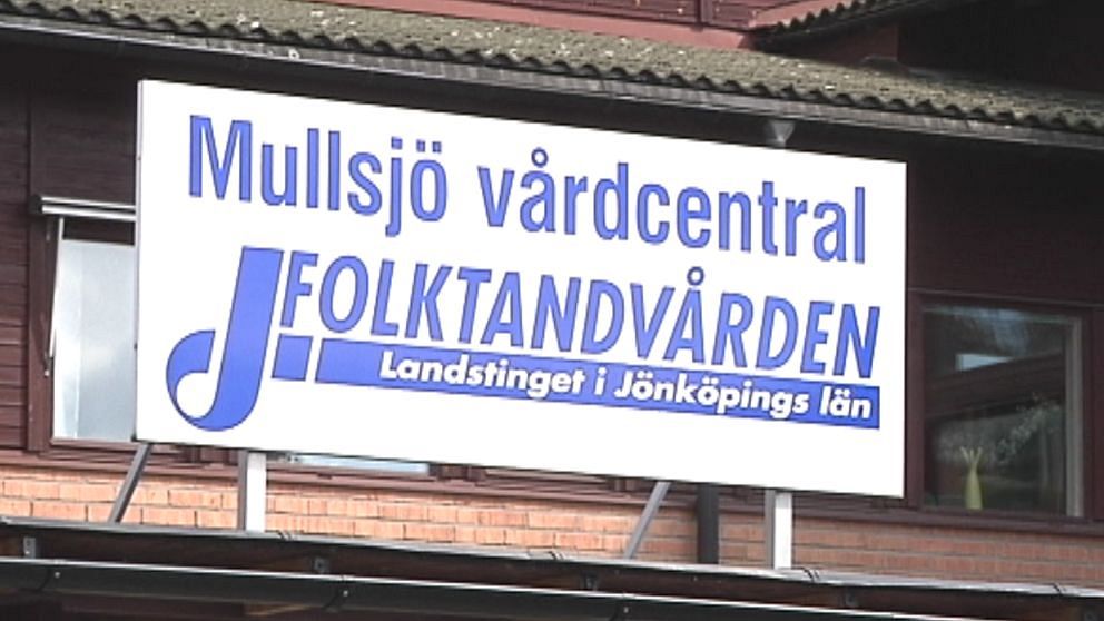 Exteriör av Mullsjö vårdcentral