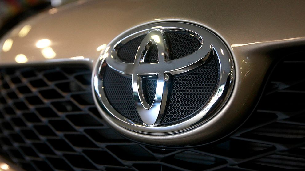 En bild på en Toyotabil.