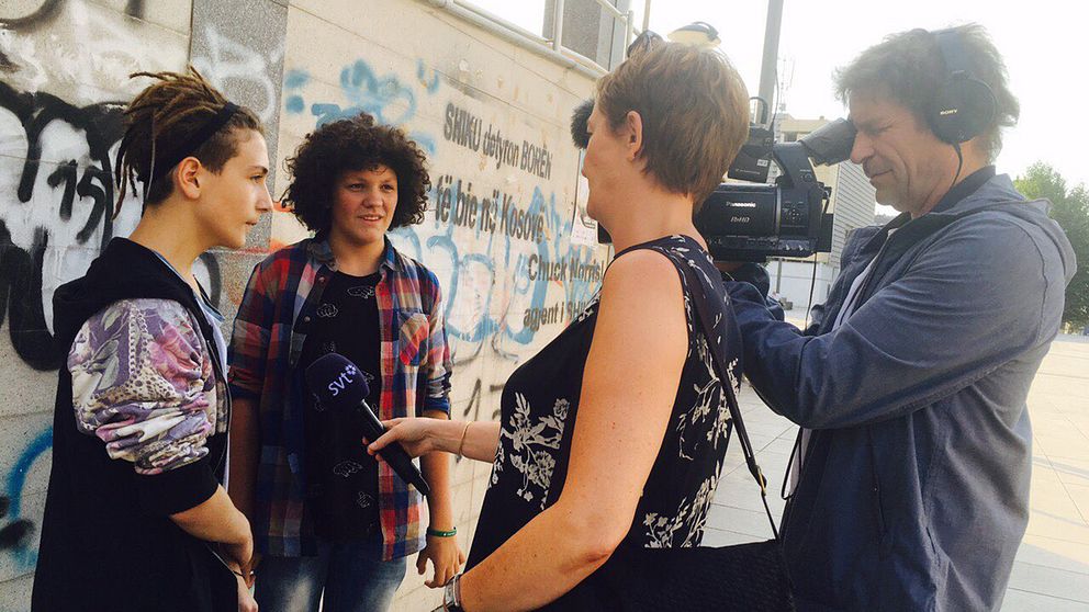 SVT träffar Lum Veseli och Andi Bajgora i Kosovo.