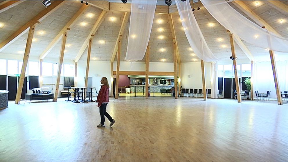 Dansbanan på danspalatset Kaskad i Växjö, som ska rivas