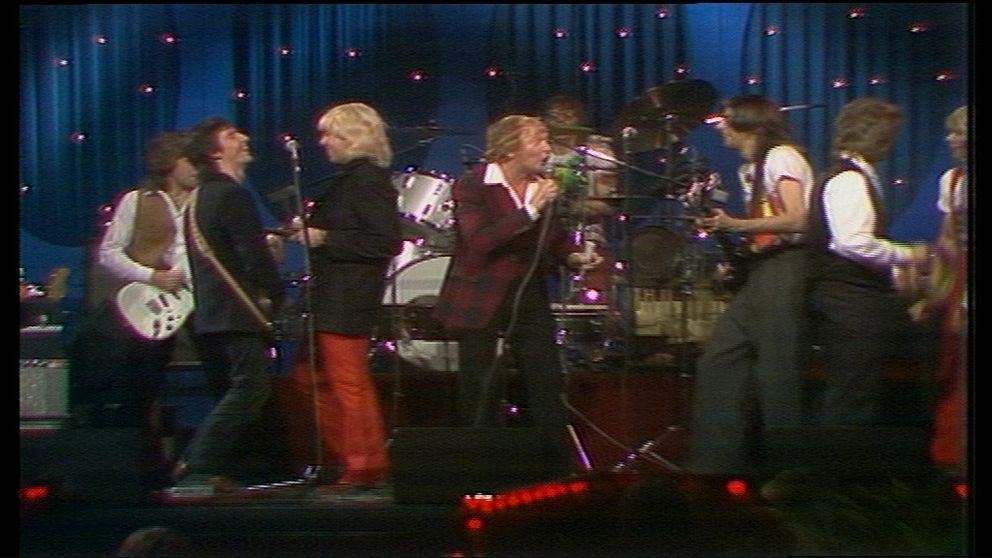 Gyllene Tider, Dag Vag och Thore Skogman ur SVT:s Måndagsbörsen 1981.