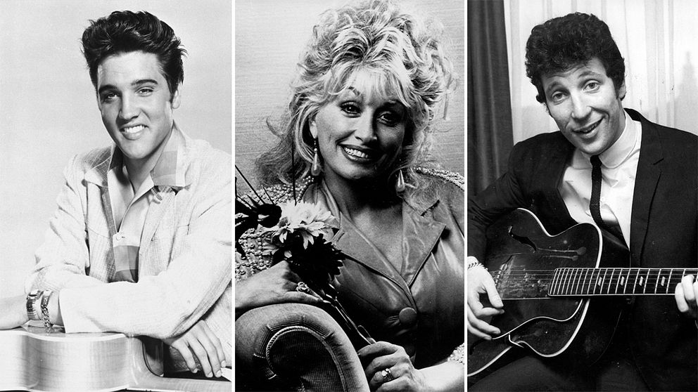 Elvis Presley, Dolly Parton och Tom Jones, några av de artister som Curly Putman skrev musik till.