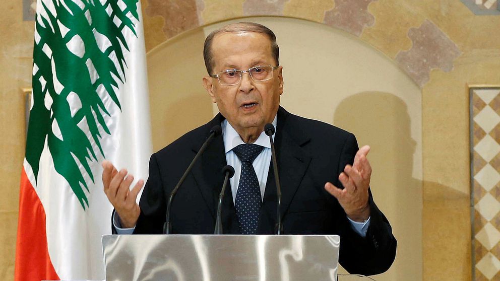Michel Aoun är Libanons nya president.