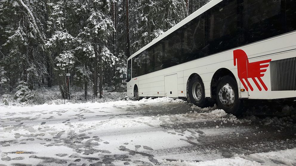 Bussolycka mellan Skattlösberg och Ulriksberg