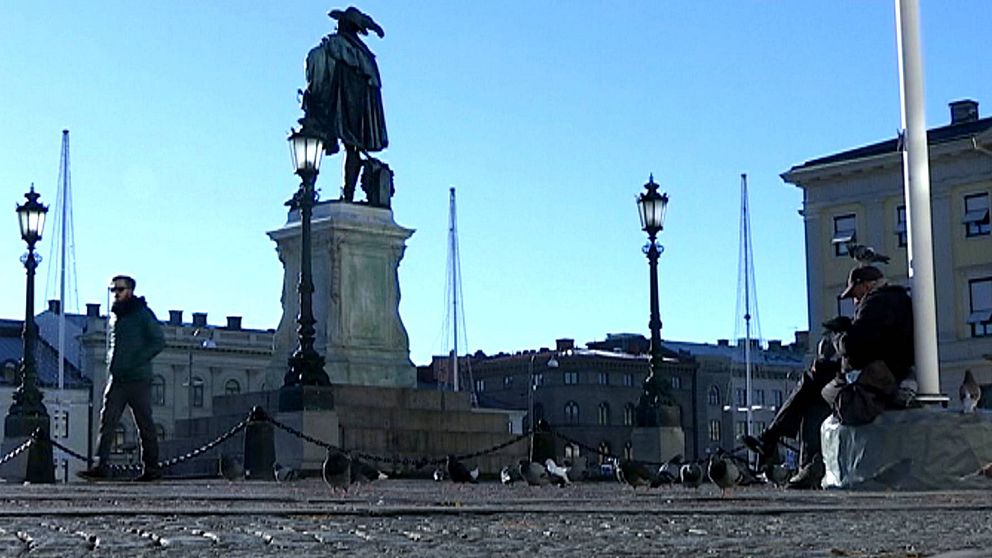 Gustaf Adolfs torg i Göteborg.