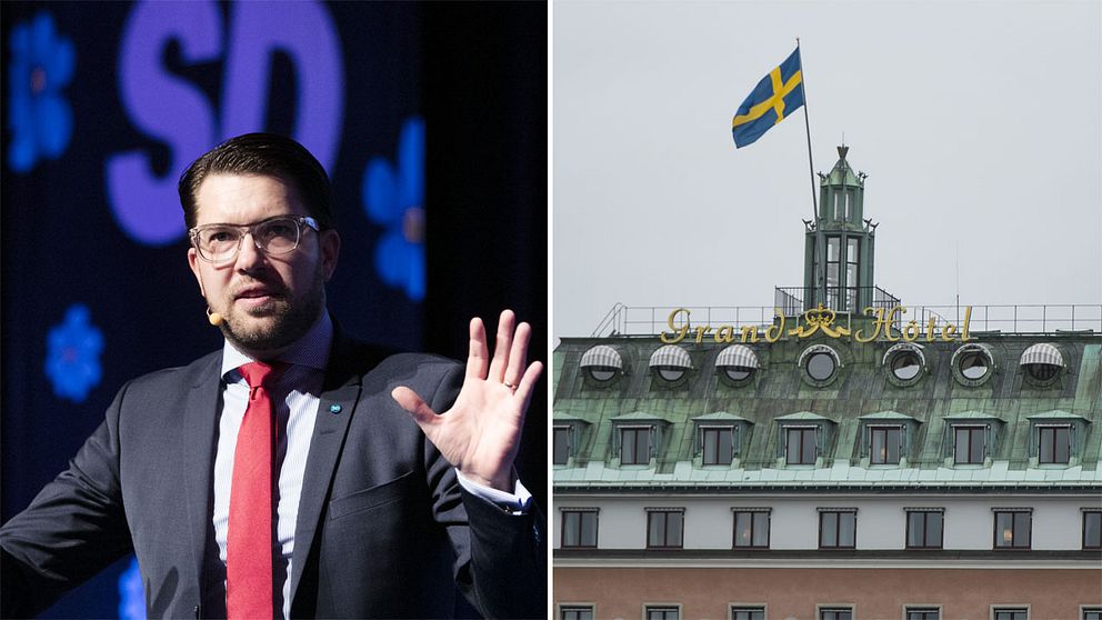 Jimmie Åkesson och Grand Hotel.