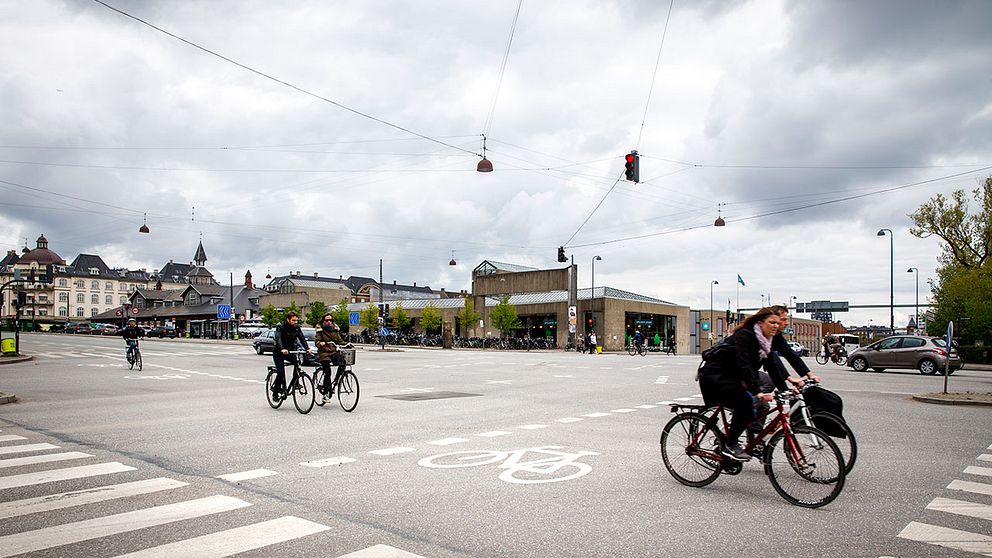 cyklister i Köpenhamn