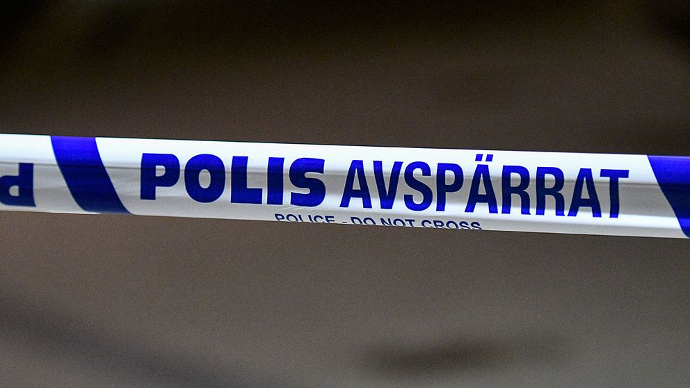 Polisavspärrning.