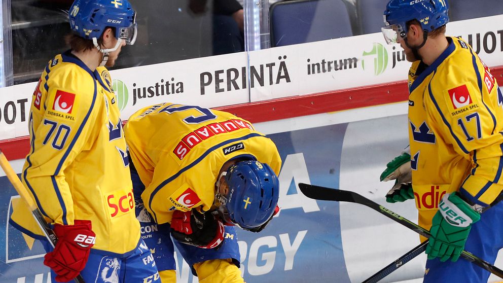 Andersson skadade sig mot Finland.