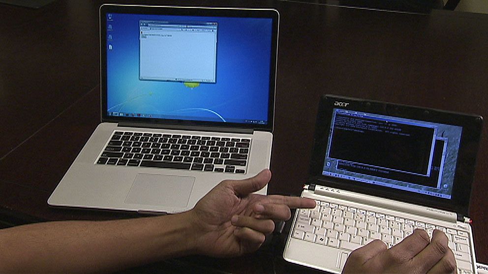 Hacker, dator, mac
