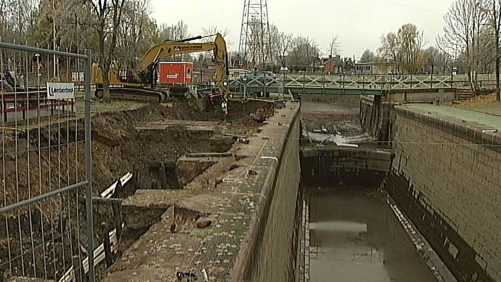 Slussen i Borenshult renoveras