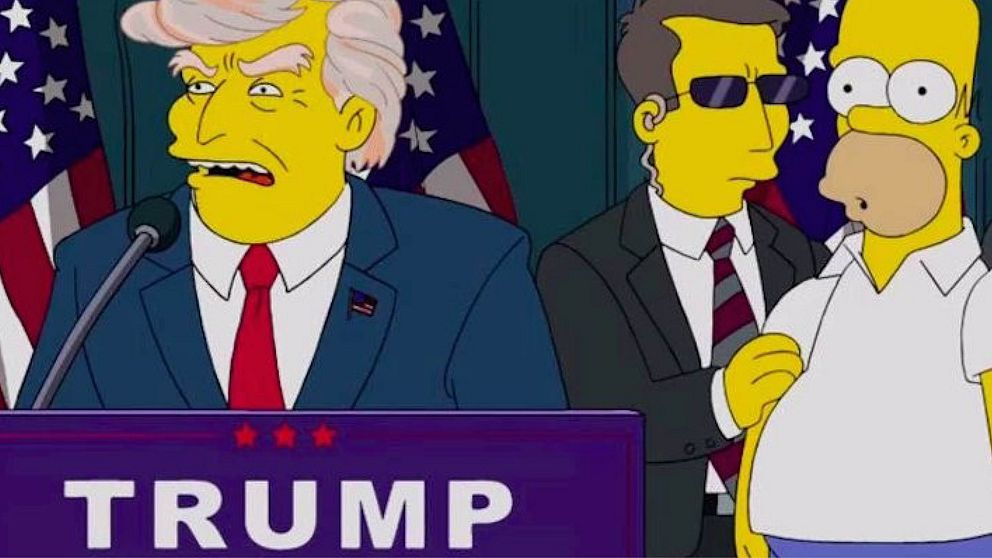 Trump i The Simpsons.