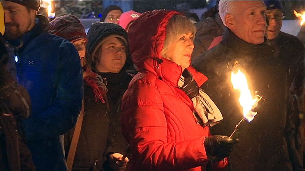 Minnesstund kristallnatten.