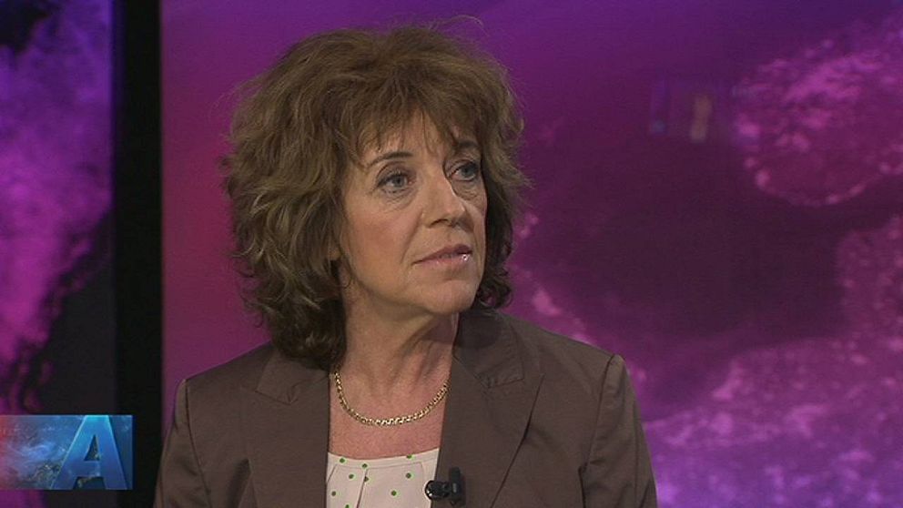 SVT:s Margit Silberstein.