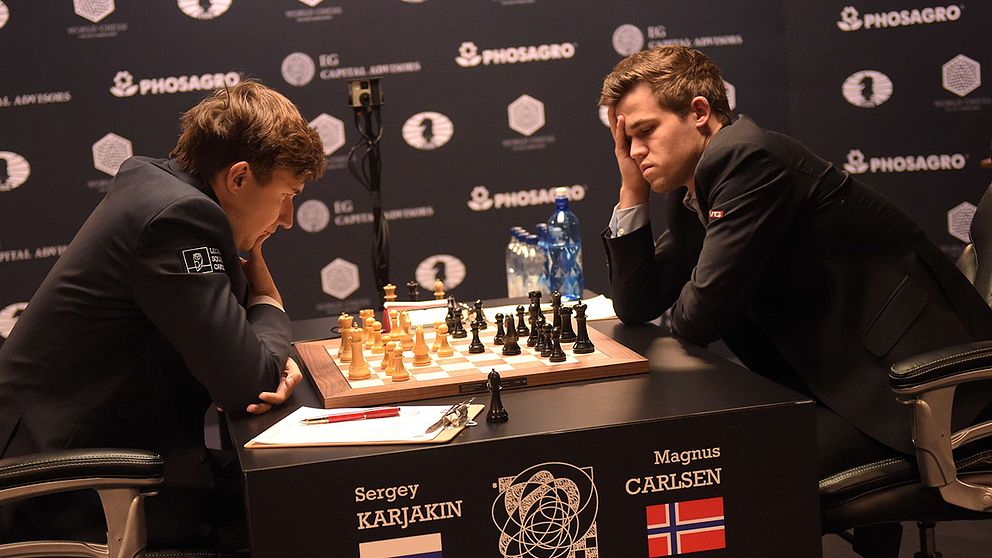Ryssen Sergej Karjakin slutade i remi och norrmannen Magnus Carlsen