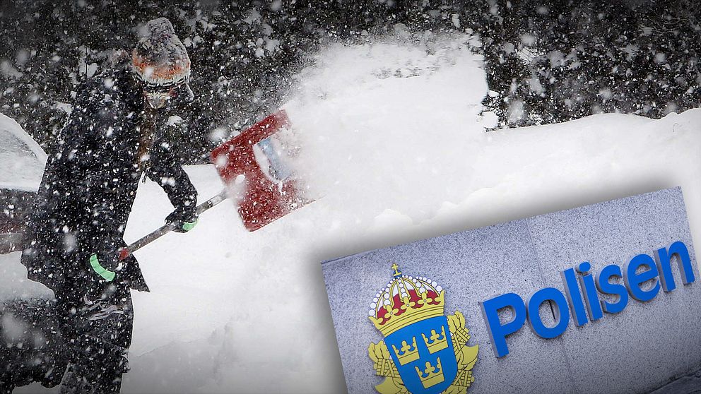 Polisen varnar för falska snöskottare