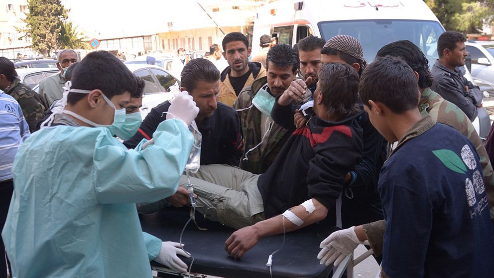 Flera till sjukhus efter tisdagens strider i Aleppo-provinsen.