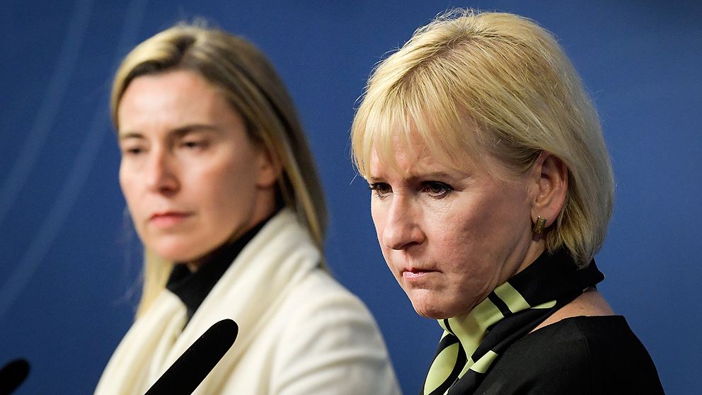 Fredrica Mogherini och Margot Wallström.