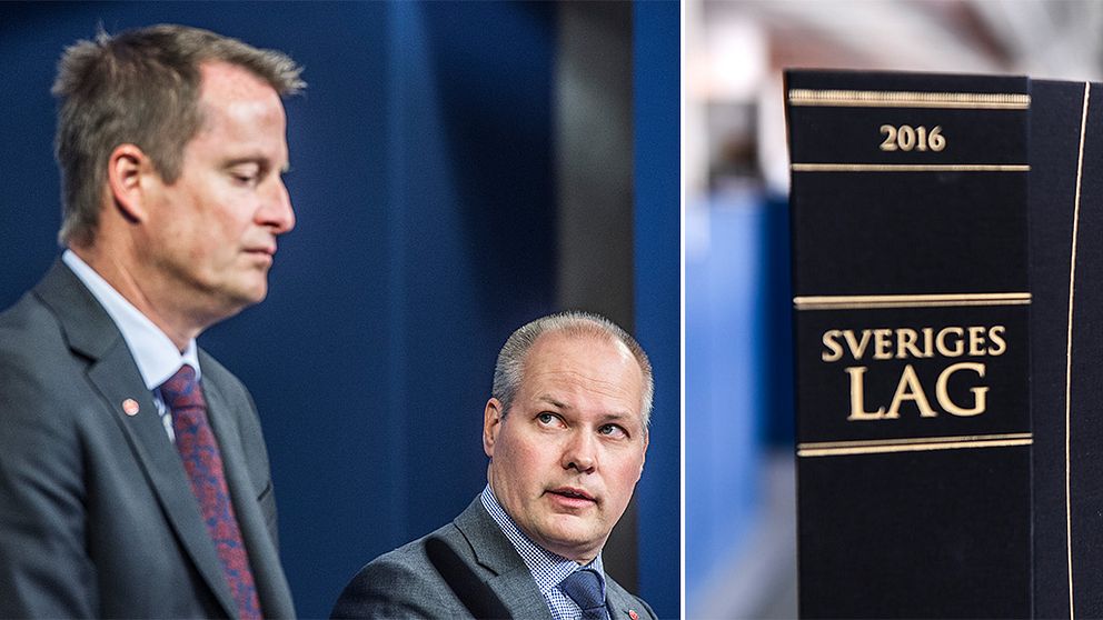 Inrikesminister Anders Ygeman (S) och justitie- och migrationsminister Morgan Johansson (S).