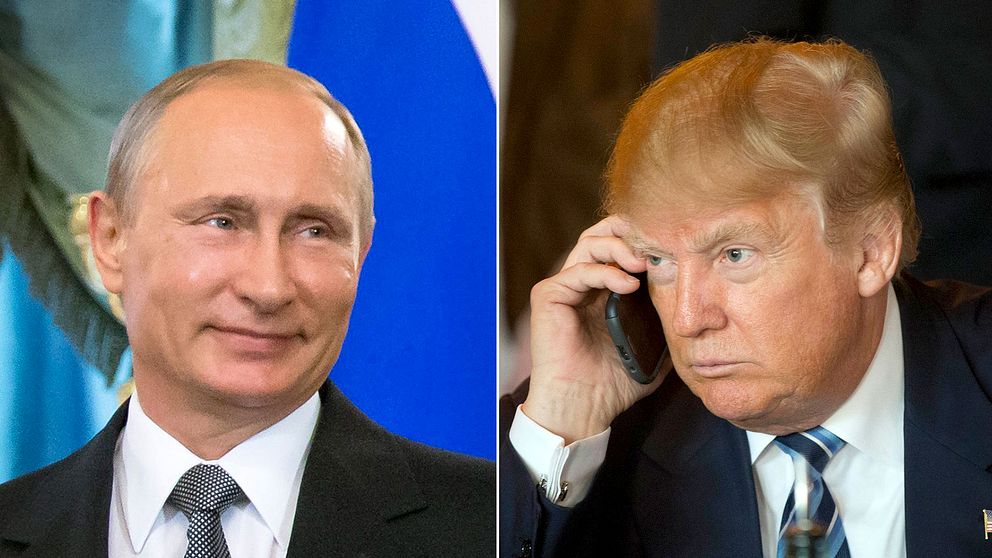 Vladimir Putin och Donald Trump