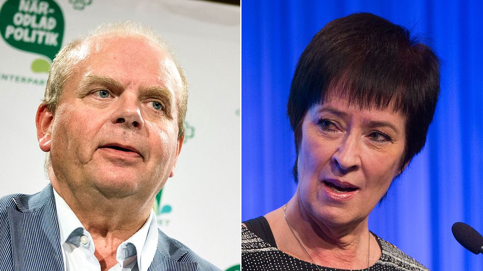 Eskil Erlandsson och Mona Sahlin.