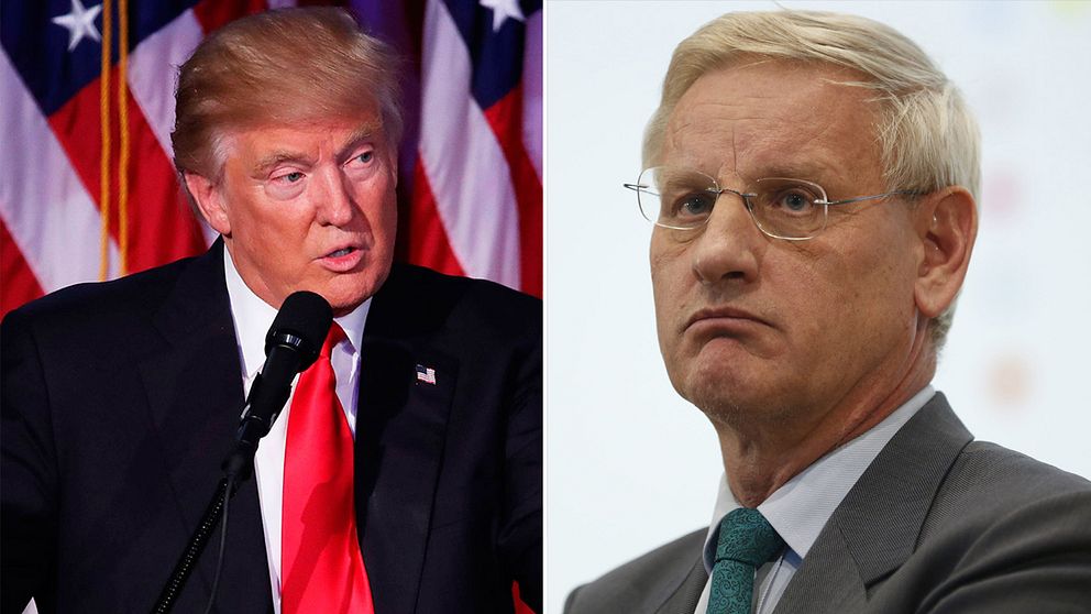 DOnald Trump och Carl Bildt