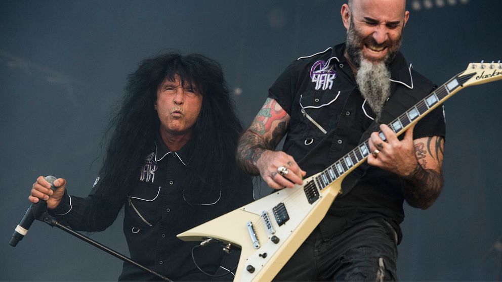 Joey Belladonna och Scott Ian, Anthrax.