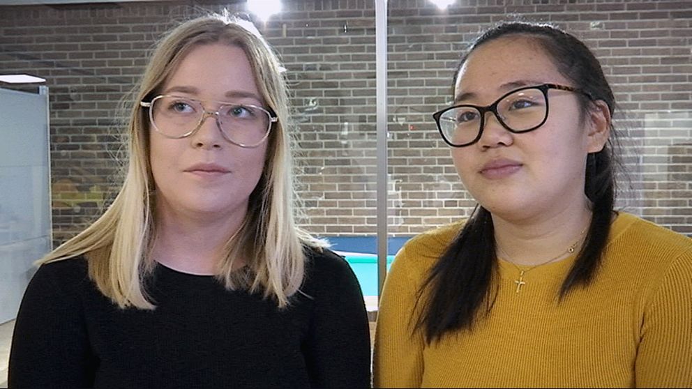 Linn Alsing och Natalie Umell, Hallstahammar