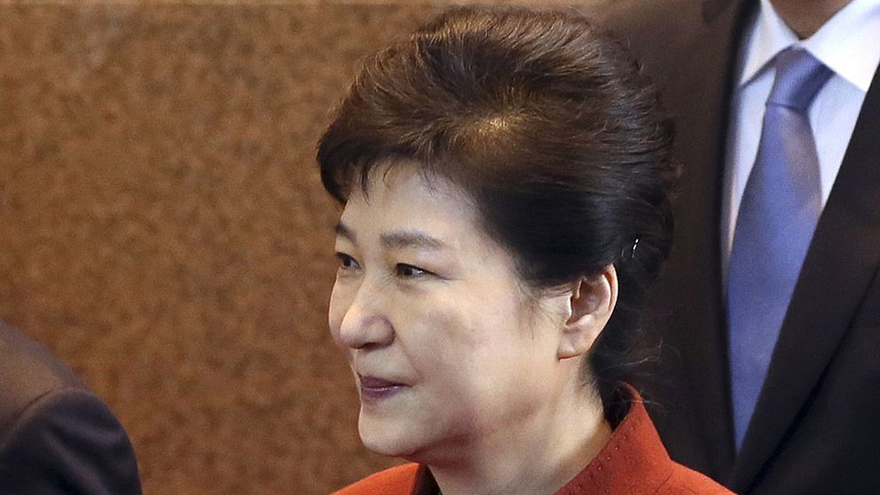 Sydkoreas president Park Geun-Hye. Arkivbild.