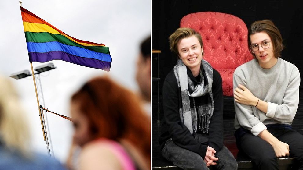 Robin Paulonen och Julian Yderbo har startat initiativet med en egen Pridefestival i Katrineholm.