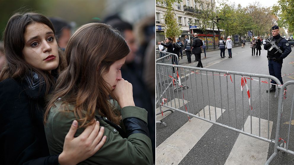 Arkivbild från 13 november 2016, årsdagen av terrorattacken i Paris.