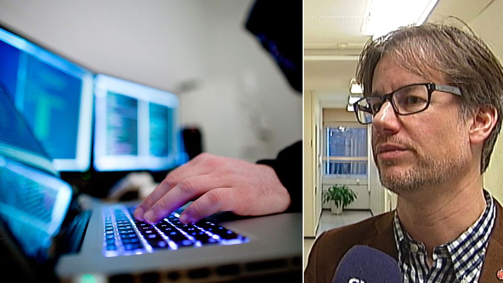 Hacker och Björn sundin i montage