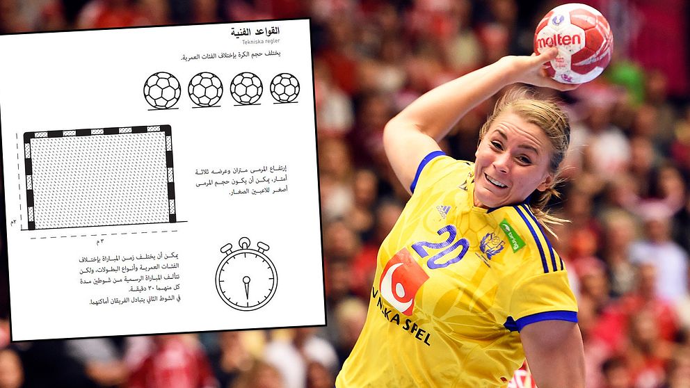 En introduktionsguide till handboll på arabiska lanseras inför handbolls-EM 2016.