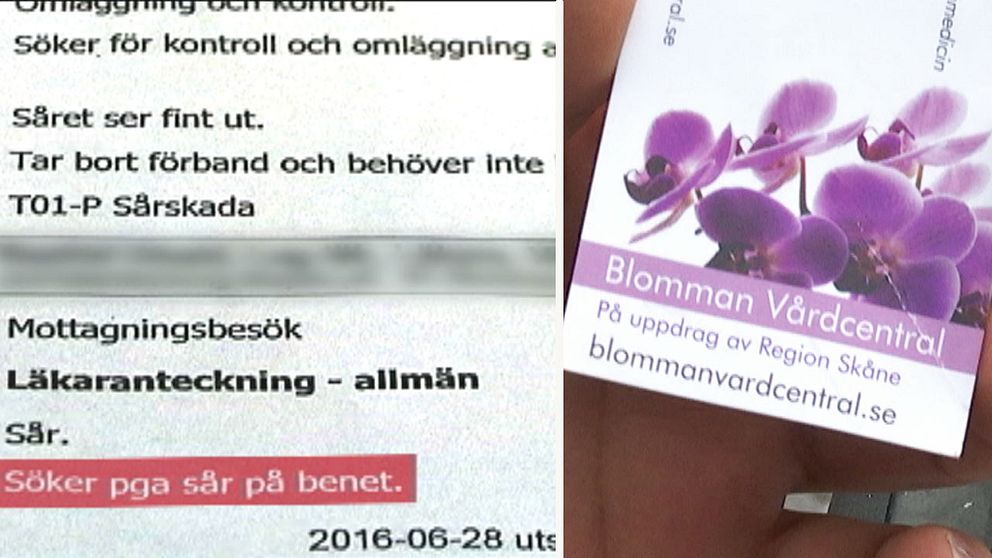 I journalen kallades ingreppet ”sår på benet”