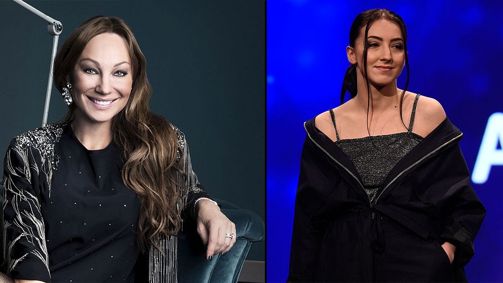 Charlotte Perelli och Adrijana Krasniqi tävlar i årets Melodifestival.