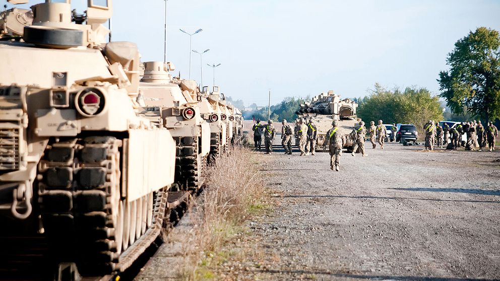 USA:s M1A1 stridsvagn.