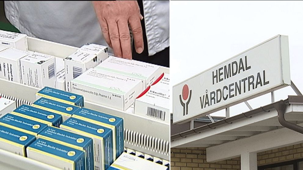 Antibiotika på apotek.