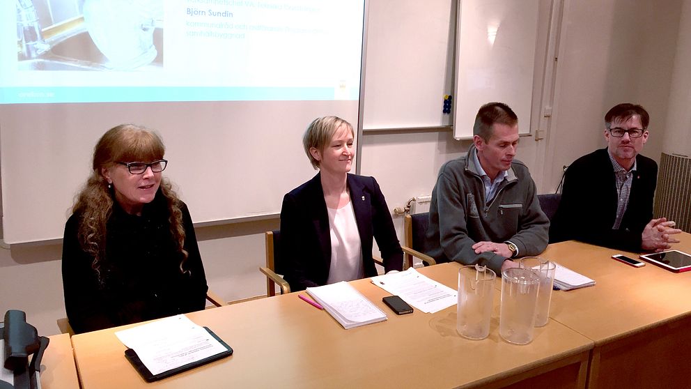 Kommunrepresentanter i Örebro presenterar plan för dricksvattenförsörjning