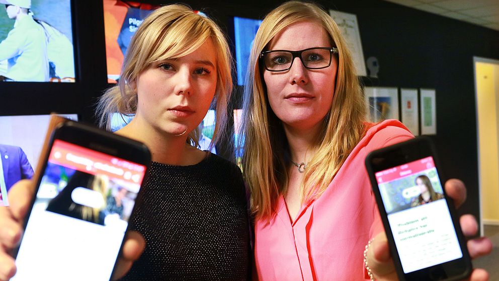 Reportrarna Sofie Lind och Anna Sjödin tackar för reaktionerna för reportagen om dickpics.