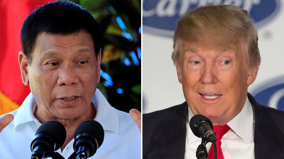 Duterte och Trump.