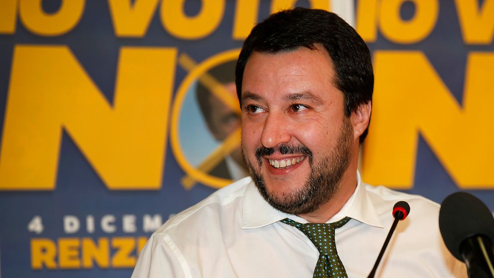 Lega Nord-ledaren Matteo Salvini