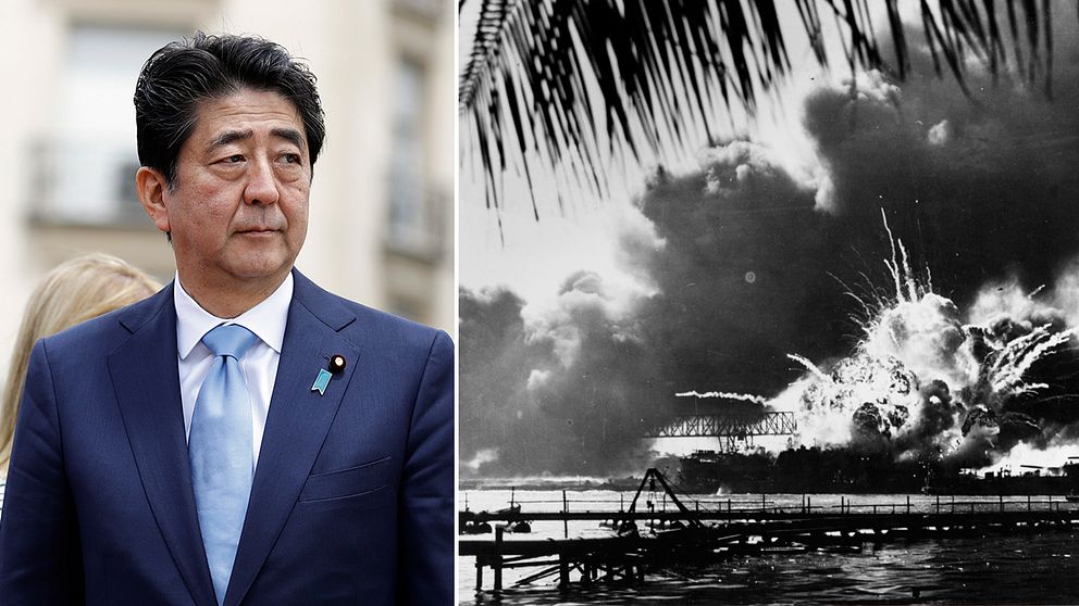 Japans premiärminister Shinzo Abe blir den första sittande japanska premiärministern att besöka flottbasen Pearl Harbor i den amerikanska delstaten Hawaii.