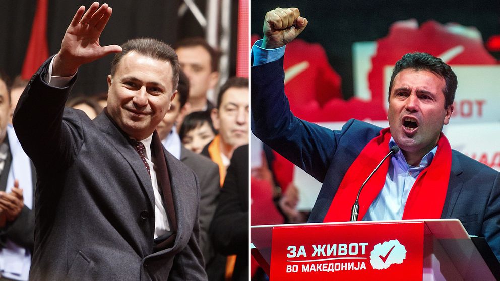 Nikola Gruevski och Zoran Zaev