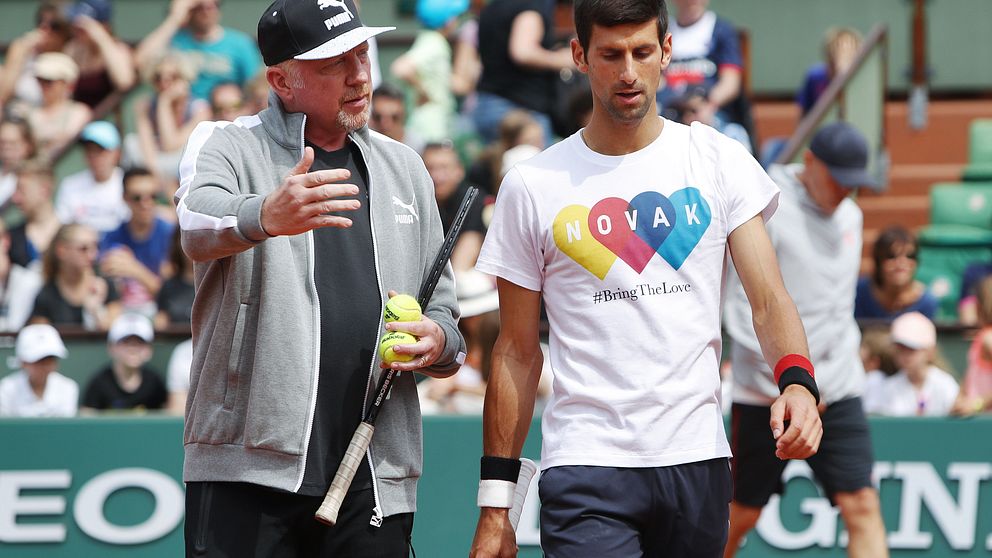 Boris Becker hävdar att Novak Djokovic tränat för lite det sista halvåret.