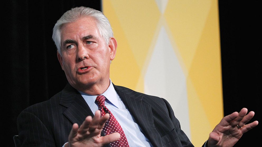 Företagsledaren Rex Tillerson, vd för oljebolaget Exxon Mobil