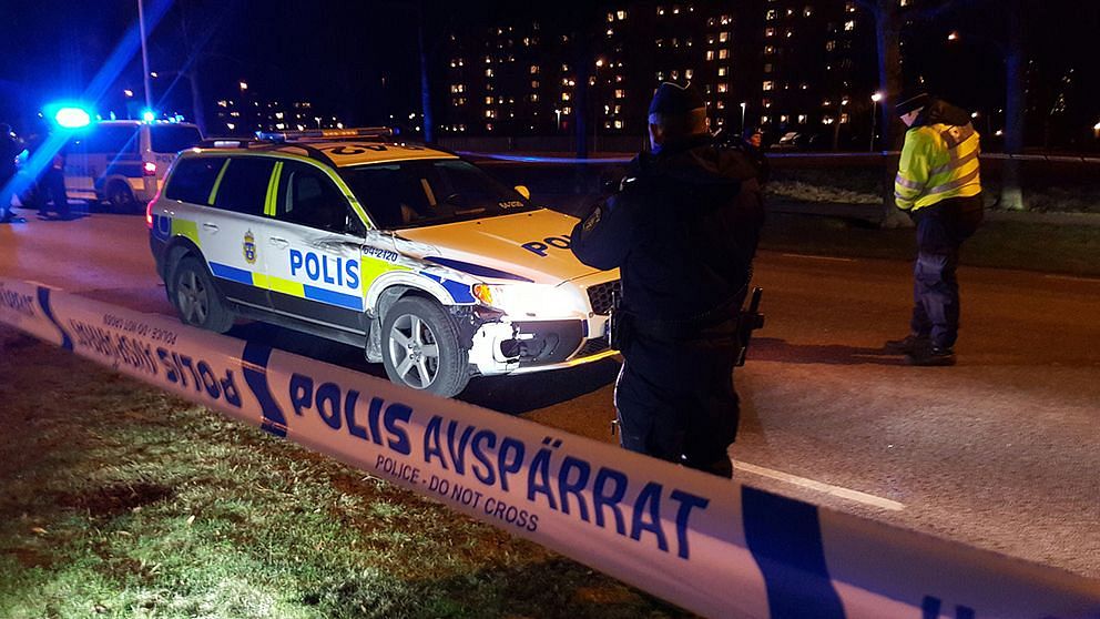 Polismannen körde ihjäl en man på ett övergångsställe i Landskrona.