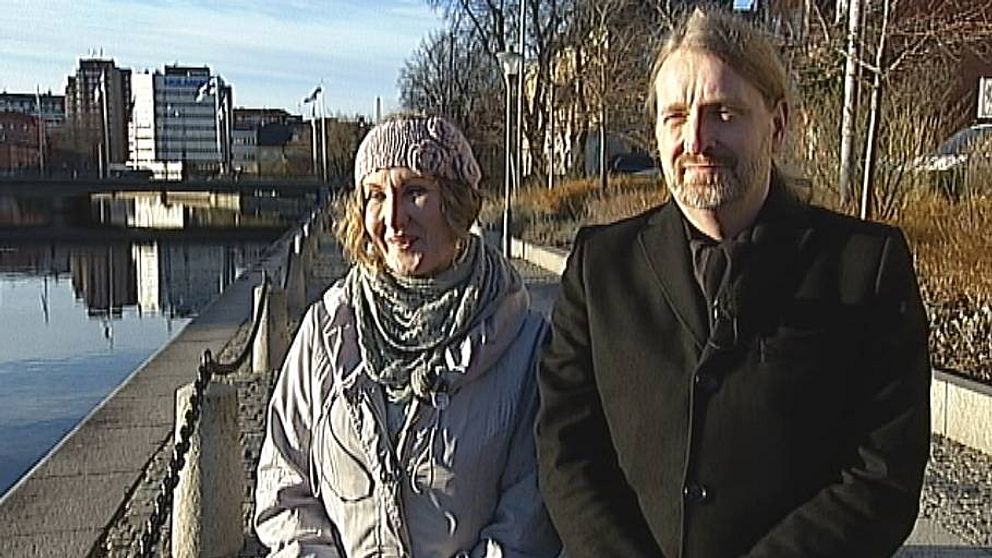 Jacob Nordangård och Inger Glimmero från Arkitekturupproret.